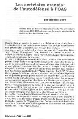 L'ADEP regroupe une centaine 
d'anciens membres de l'OAS
