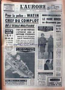 Complot de l'Ecole Militaire 
---- 
WATIN, chef du complot ?
Capitaine POINARD 
Mme POINARD
Mme ROUSSELOT DE LIFFIAC
