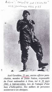 Highlight for Album: Lieutenant Axel GAVALDON