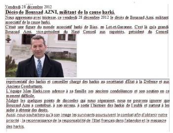 Highlight for Album: Boussad AZNI  vir&eacute; par SARKOZY