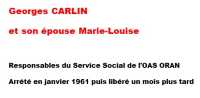  CARLIN Georges 
et Marie-Louise

