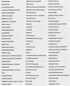 Highlight for Album: Liste des 160 combattantes OAS