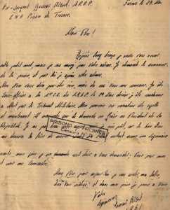  Sergent Albert DOVECAR  
---- 
Une lettre 