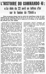 Highlight for Album: Les CPA dans le PUTSCH