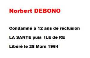   Norbert DEBONO 

