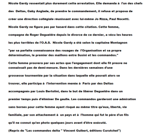  Nicole GARDY 
---- 
La Compagne de Roger DEGUELDRE

