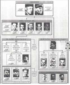  Organigramme de l'OAS 
