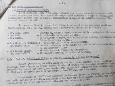  Les SEVICES au CAMP de DJORF
