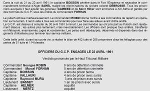 Highlight for Album: Les GCP dans le PUTSCH