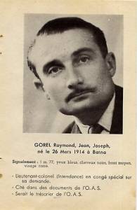 Highlight for Album: Colonel Jean GOREL  "CIMETERRE"