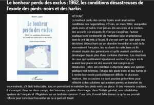  Le Bonheur Perdu des Exclus  
----
Robert LOPEZ
