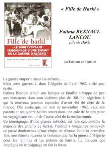 Fille de HARKI  
----
Fatima BESNACI-LANCOU
