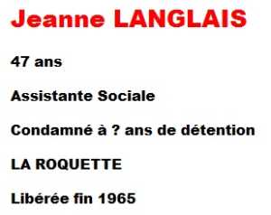  Jeanne LANGLAIS 
