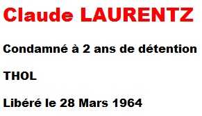  Claude LAURENTZ 
