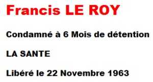  Francis LE ROY 
