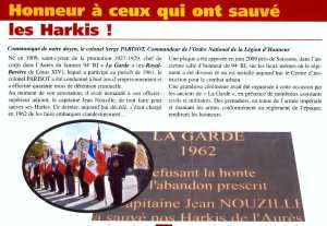   Capitaine Jean NOUZILLES  
Sauvetage des Harkis