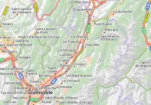  LE TOUVET
Entre GRENOBLE et CHALLES les EAUX
