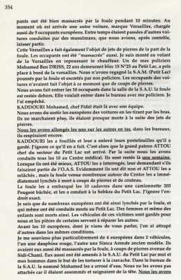 Page 354 
Les tueries au petit lac