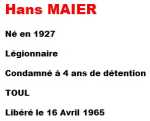 Hans MAIER 
