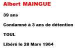  Albert MAINGUE 
