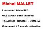  Lieutenant 
Michel MALLET 
