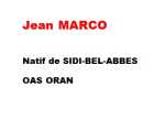   Jean MARCO   
----
OAS ORAN
100 ans en 2016

