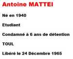  Antoine MATTEI 
---- 
3 ans et demi de prison accomplis
