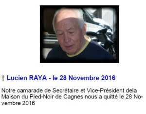  Lucien RAYA   
28 Novembre 2016
