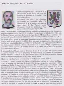  Lieutenant
Alain BOUGRENET de La TOCNAYE 