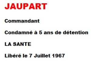 Commandant  JAUPART
