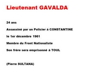  Lieutenant GALVADA 