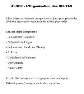  Etat-Major des DELTAS
 