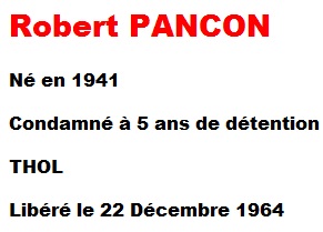  Robert PANCON 
