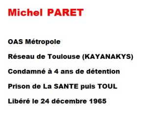   Michel PARET 
