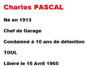  Charles PASCAL 
