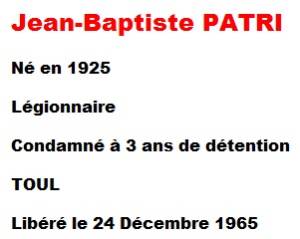 Highlight for Album: Jean-Baptiste PATRI