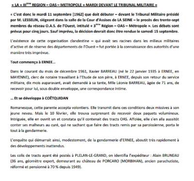 Highlight for Album: R&eacute;seau OAS de l'OUEST