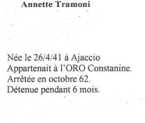  Annette TRAMONI 