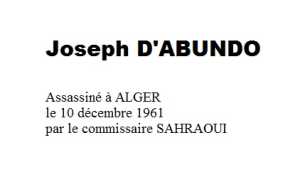  Joseph D'ABUNDO 
