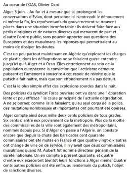AU COEUR DE L'OAS
Olivier DARD
